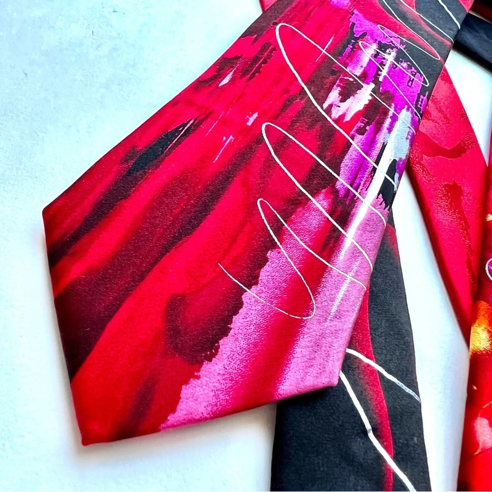 2 J.Garcia ties, NEW YORK AT NIGHT & THIRSTY, excellent condition, look new.